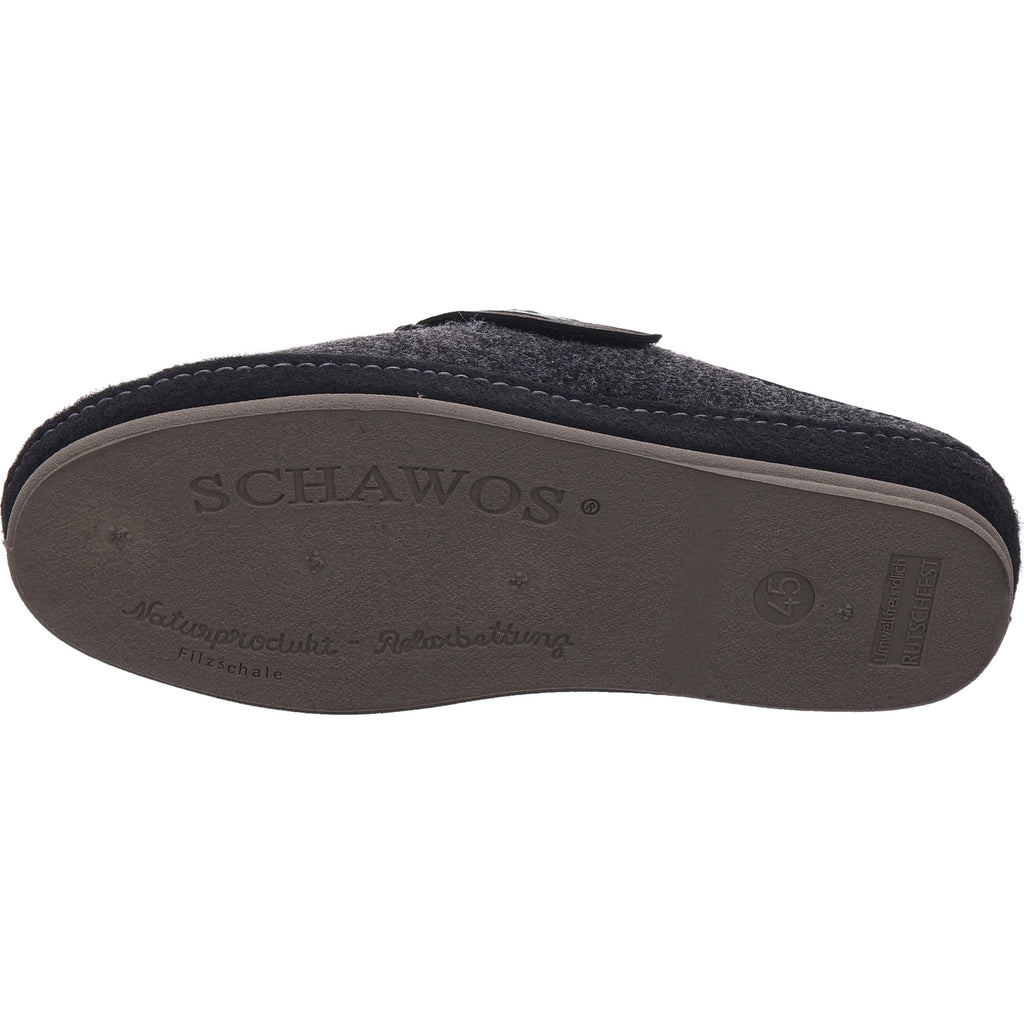 Schawos Herren Hausschuh  in schwarz