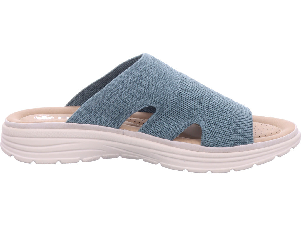 Rieker Women's Mule Fsk Women's Sandals in Green