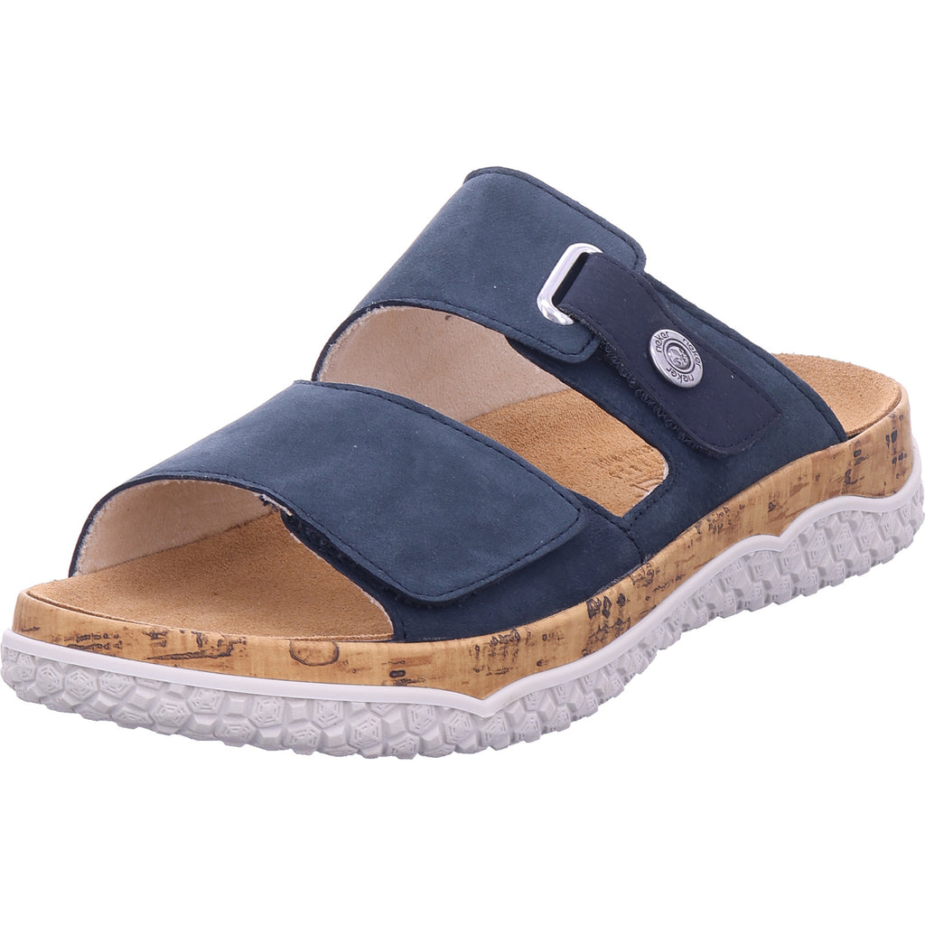 Rieker Damen Pantolette  in blau