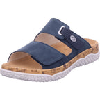 Rieker Damen Pantolette  in blau
