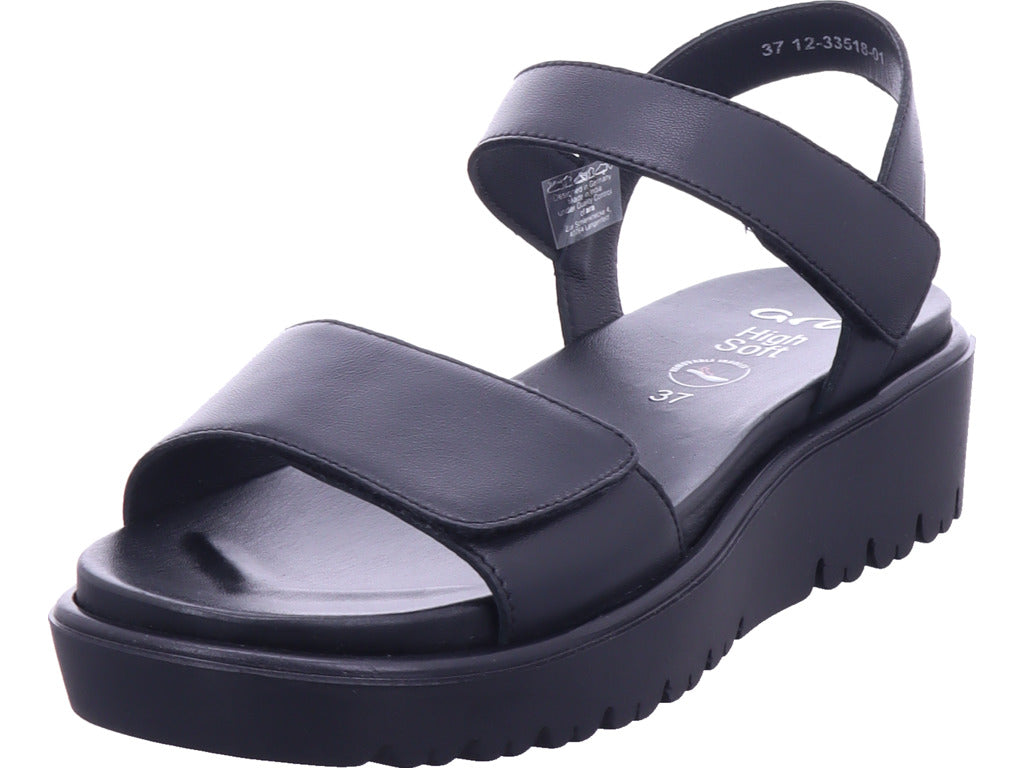 Ara Damen Pantolette Bilbao in schwarz