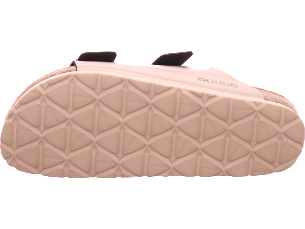 Dámské pantofle Rohde ve zlaté barvě