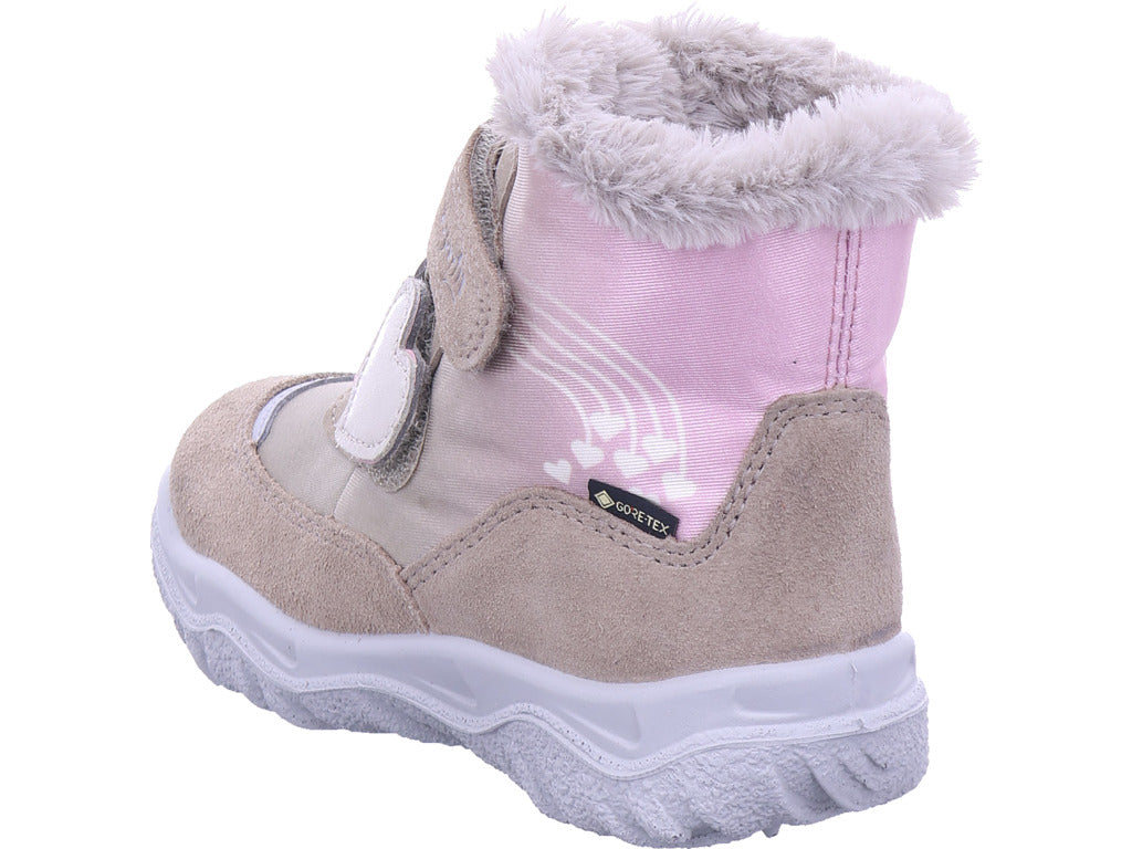 Superfit Mädchen Moonboots Schuh Textil \ Husky1 in beige