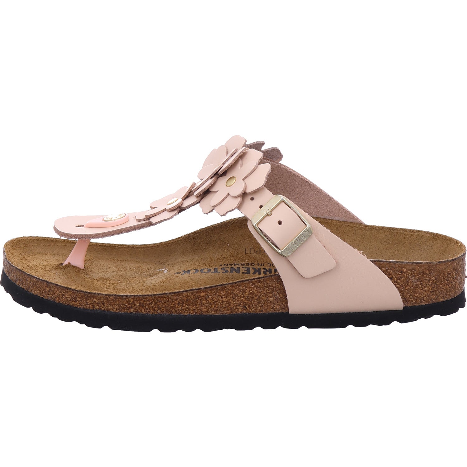 Birkenstock Damen Pantolette Gizeh Flowers in rose