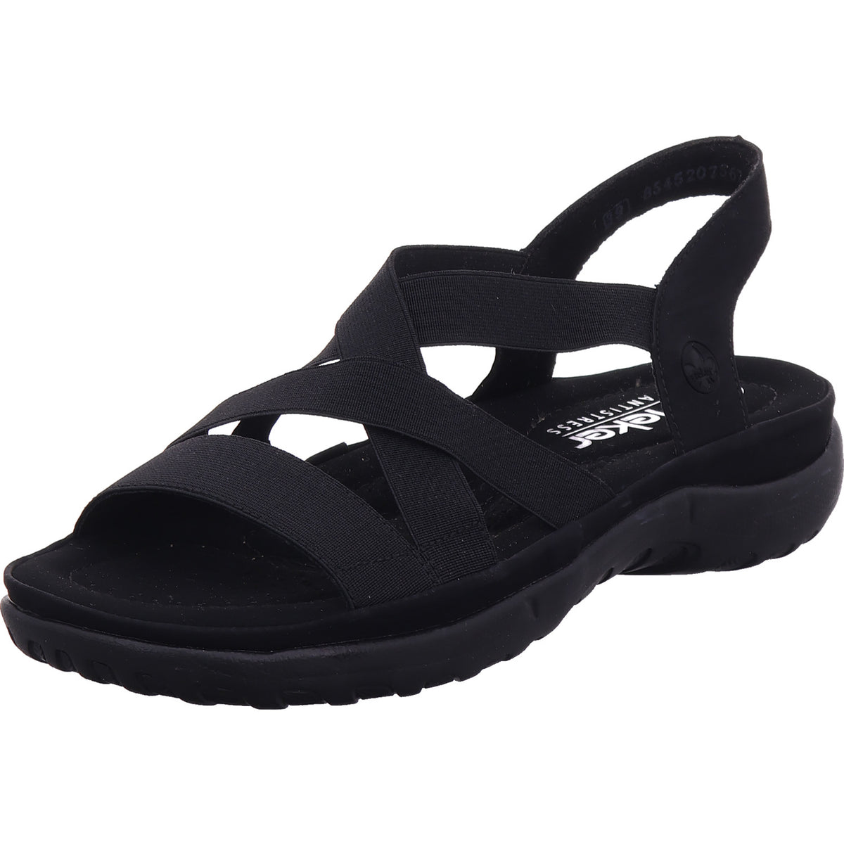 Rieker Damen Sandale  in schwarz