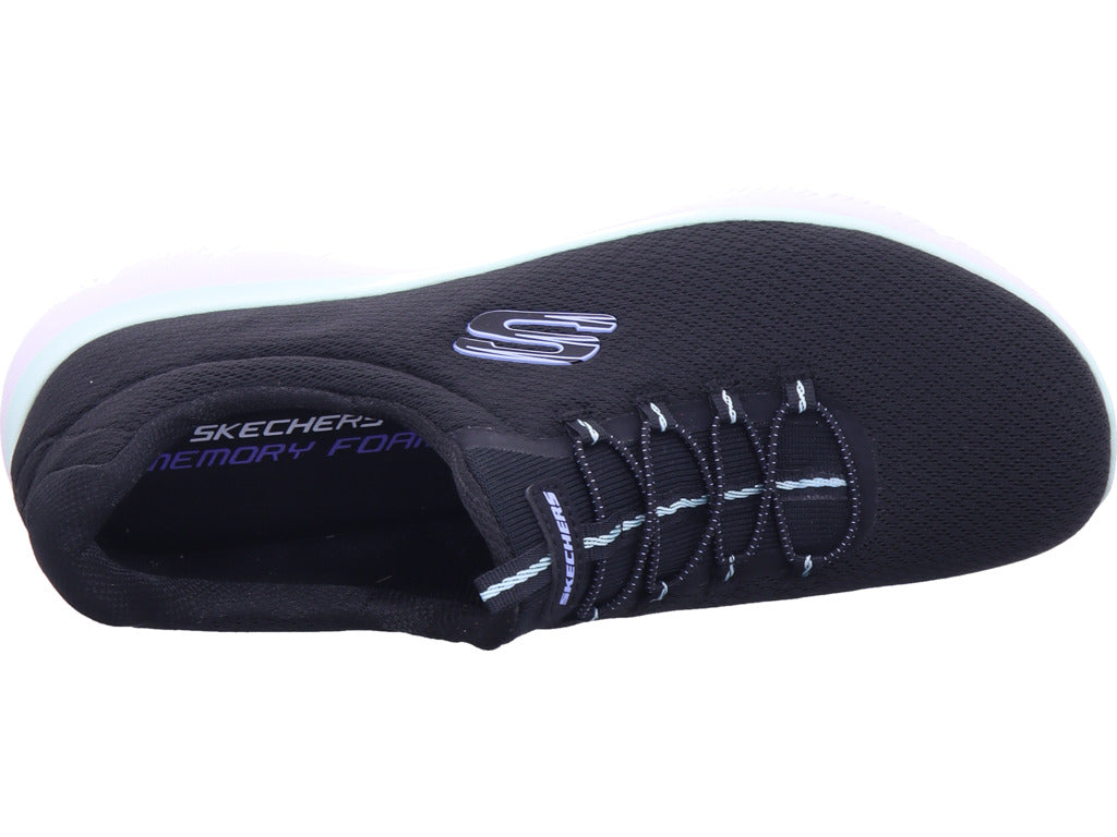 SKECHERS Damen Slipper  in schwarz