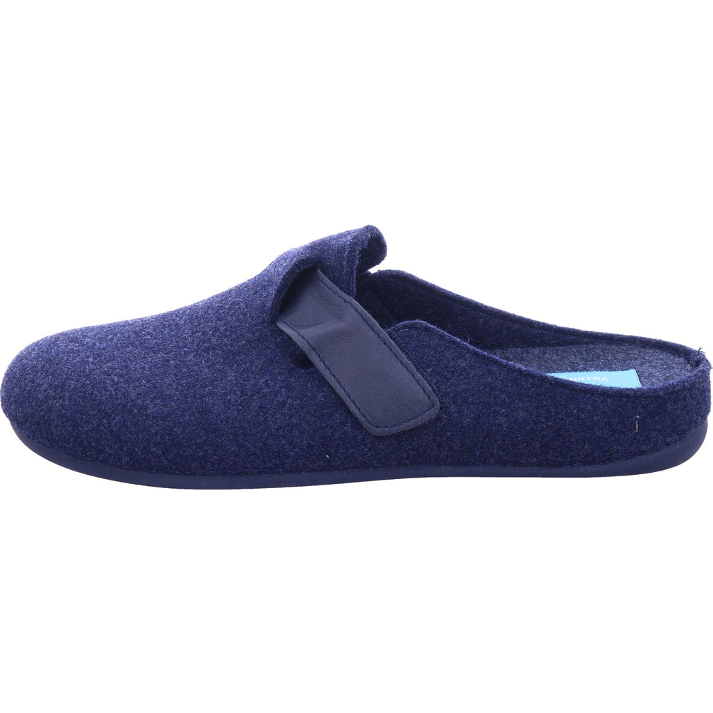 Florett Herren Hausschuh Carlo Pantoffel in blau