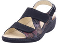 Portina Damen Sandale  in schwarz