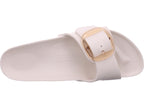 Birkenstock Damen Pantolette Madrid Big Buckle Eva in weiß
