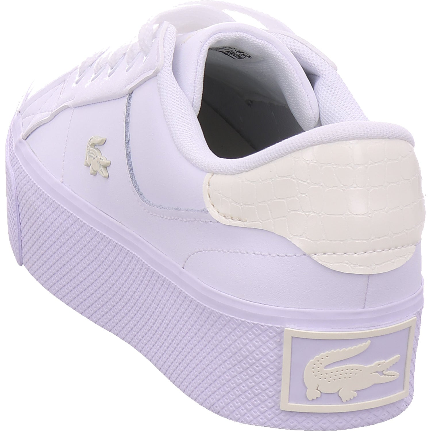 Dámské tenisky Lacoste Ziane na platformě v bílé barvě