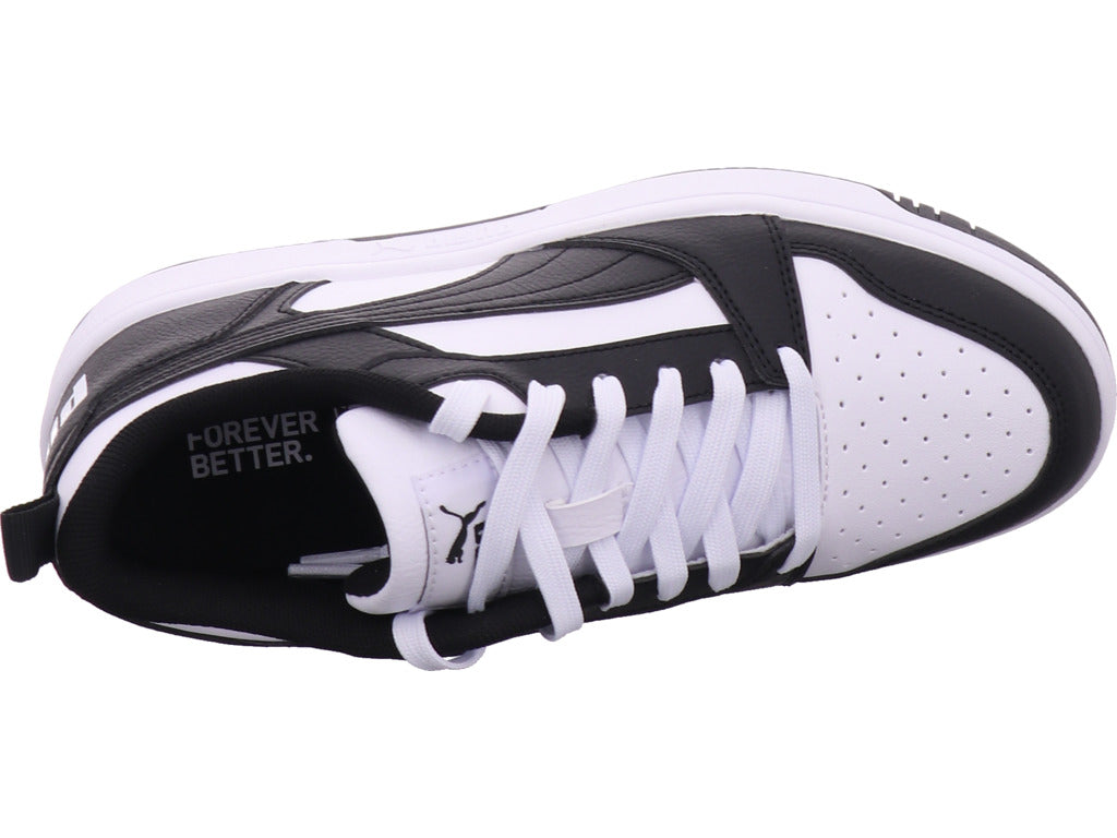 Puma boys' low-top shoe Rebouns V6 Lo Jr in black