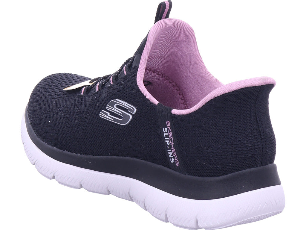 SKECHERS Women's Slip-On Shoes in Black