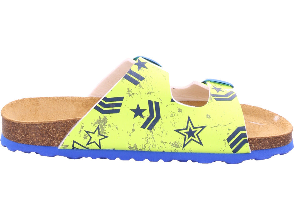 Lico Jungen Pantolette Biolline Top in gelb