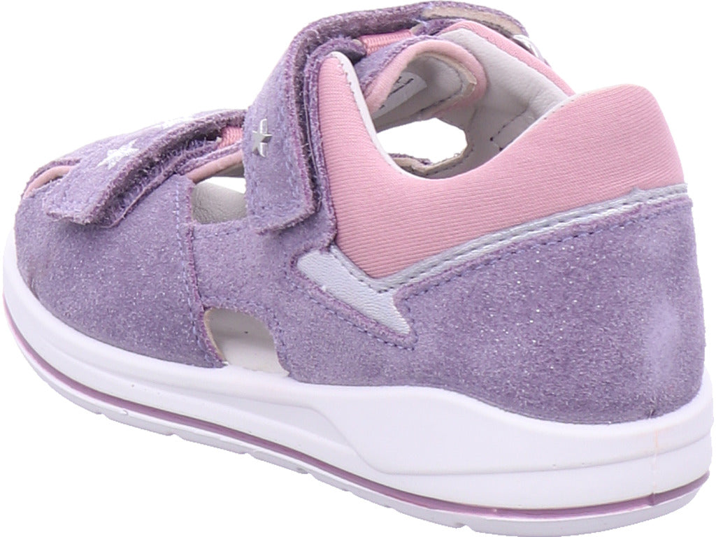 Superfit Damen Sandalette Sandale Leder \ Boomerang in lila