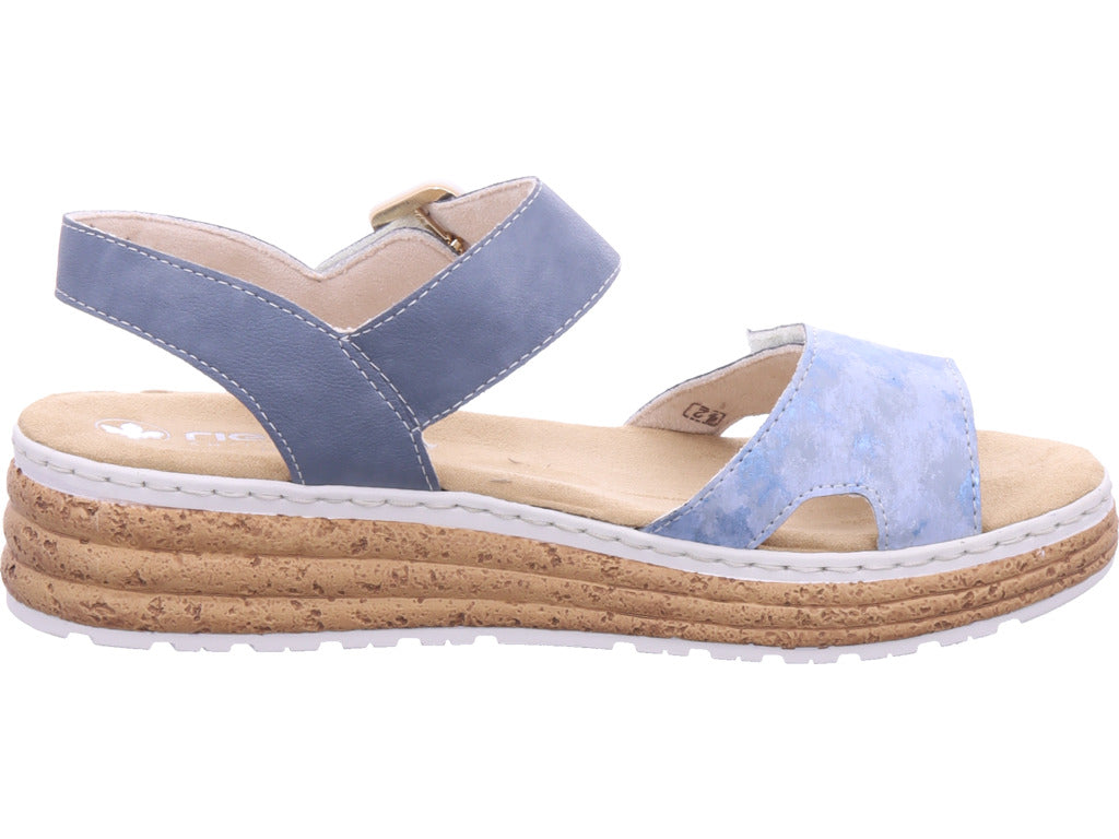 Rieker Women's Sandal Fsk Women's Sandals in blue