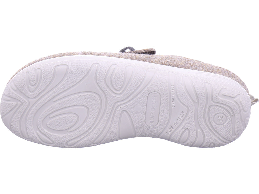 Fly Flot Damen Hausschuh  in beige