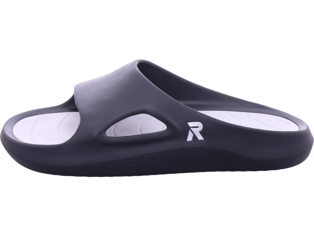 Rieker Damen Pantolette Fsk Damen Sandalen in schwarz