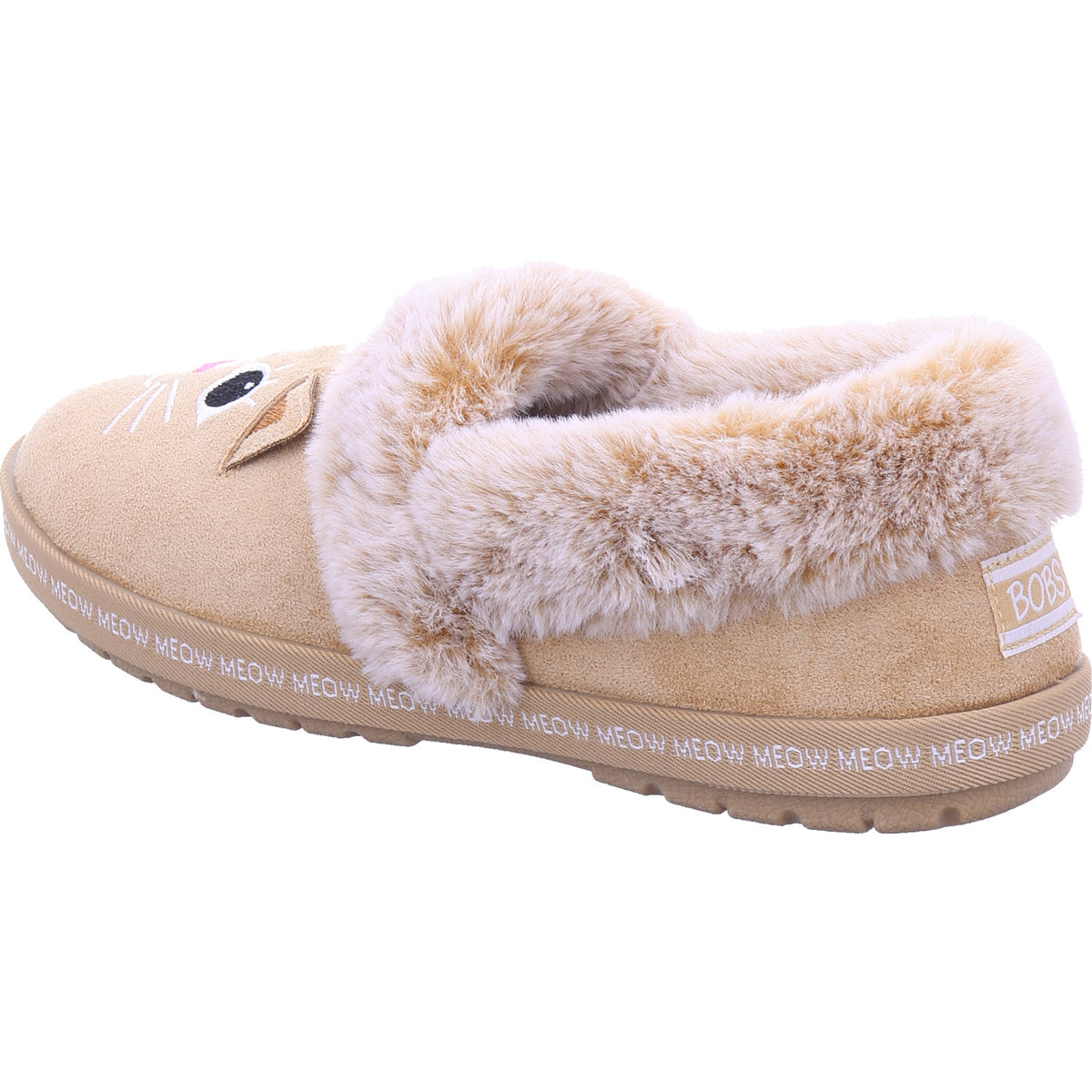 Dámské pantofle SKECHERS Bobs Too Cozy v béžové barvě