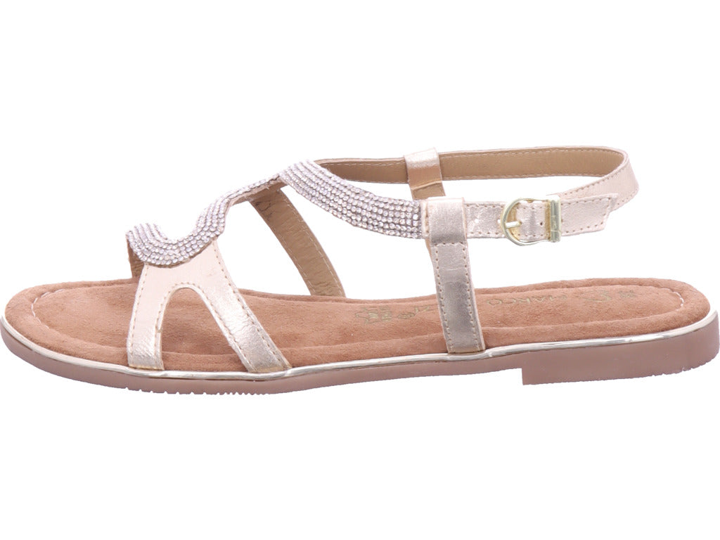 Marco Tozzi Damen Sandale  in gold