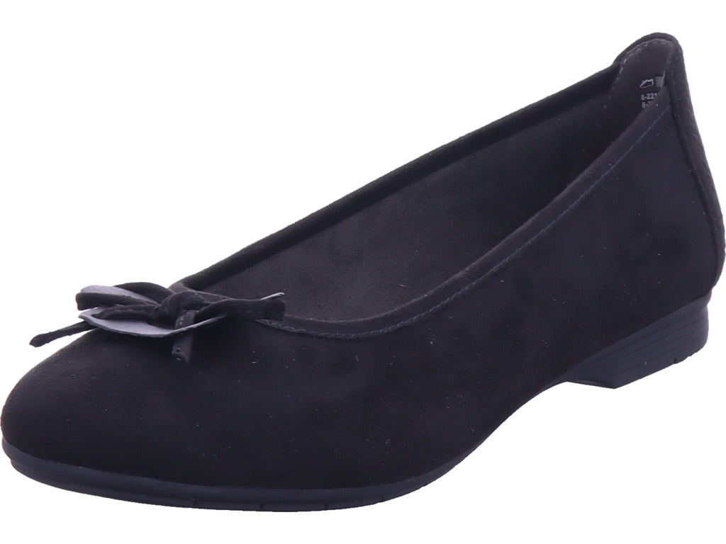 Jana Damen Ballerina M2216341 in schwarz