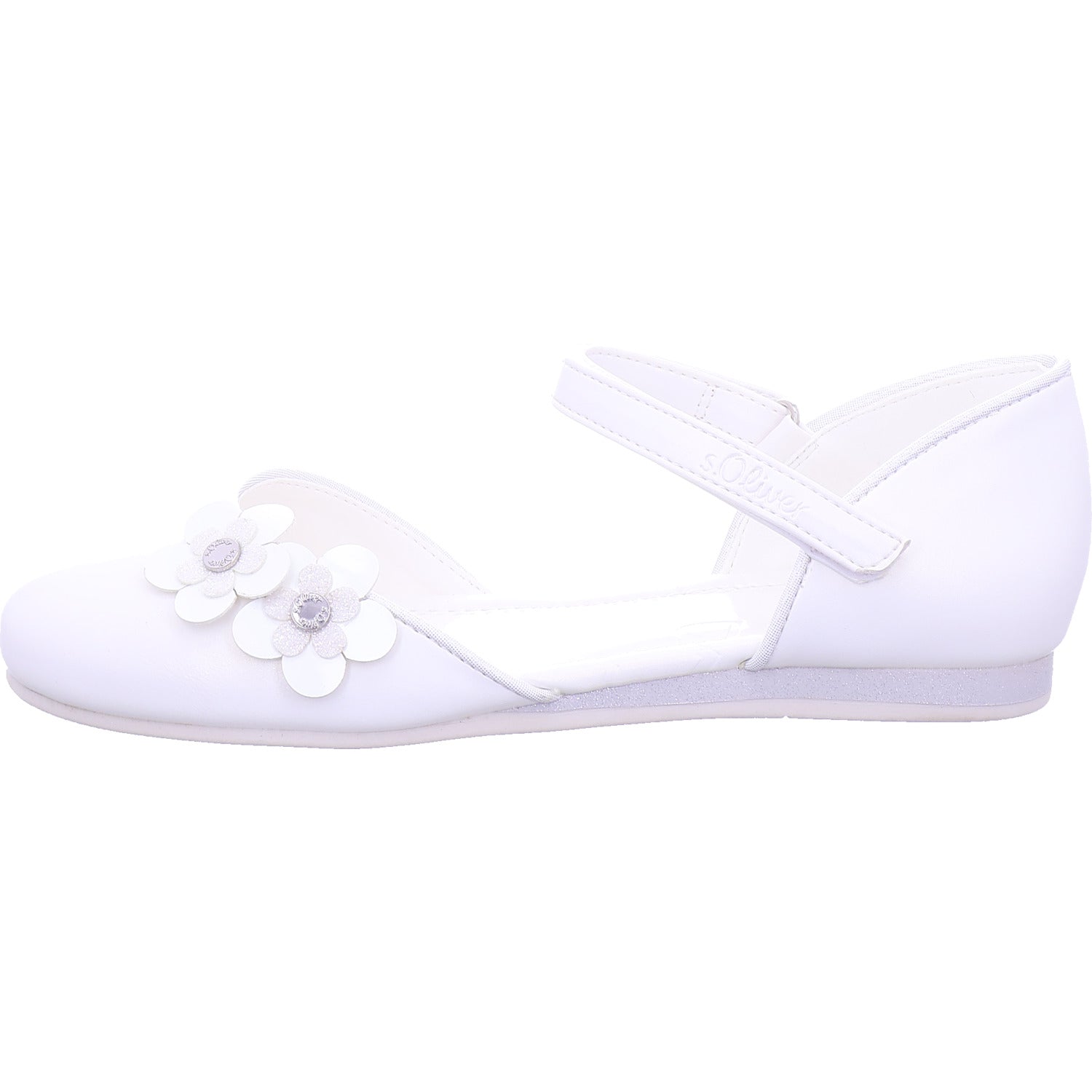 s.Oliver Girls' Ballerina Flats in white