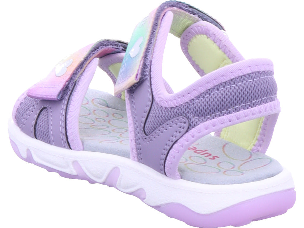 Dívčí sandály Superfit Pebbles, fialové