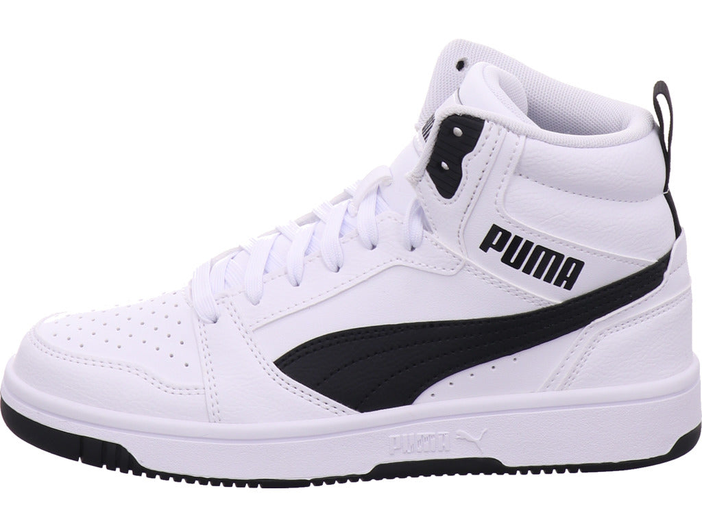 Puma Jungen Sneaker Puma Rebound V6 Mid Jr in weiß