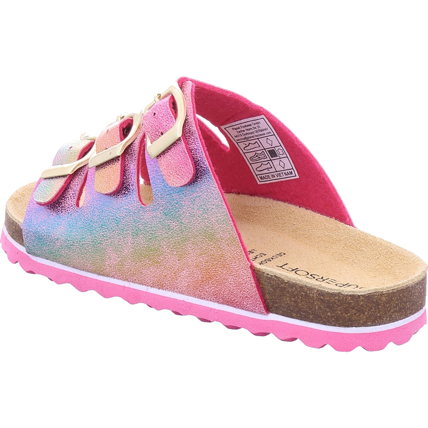 Planet Footwear Mädchen Pantolette  in pink