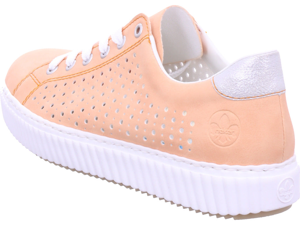 Rieker Damen Sneaker Fsk Damen Halbschuhe in orange