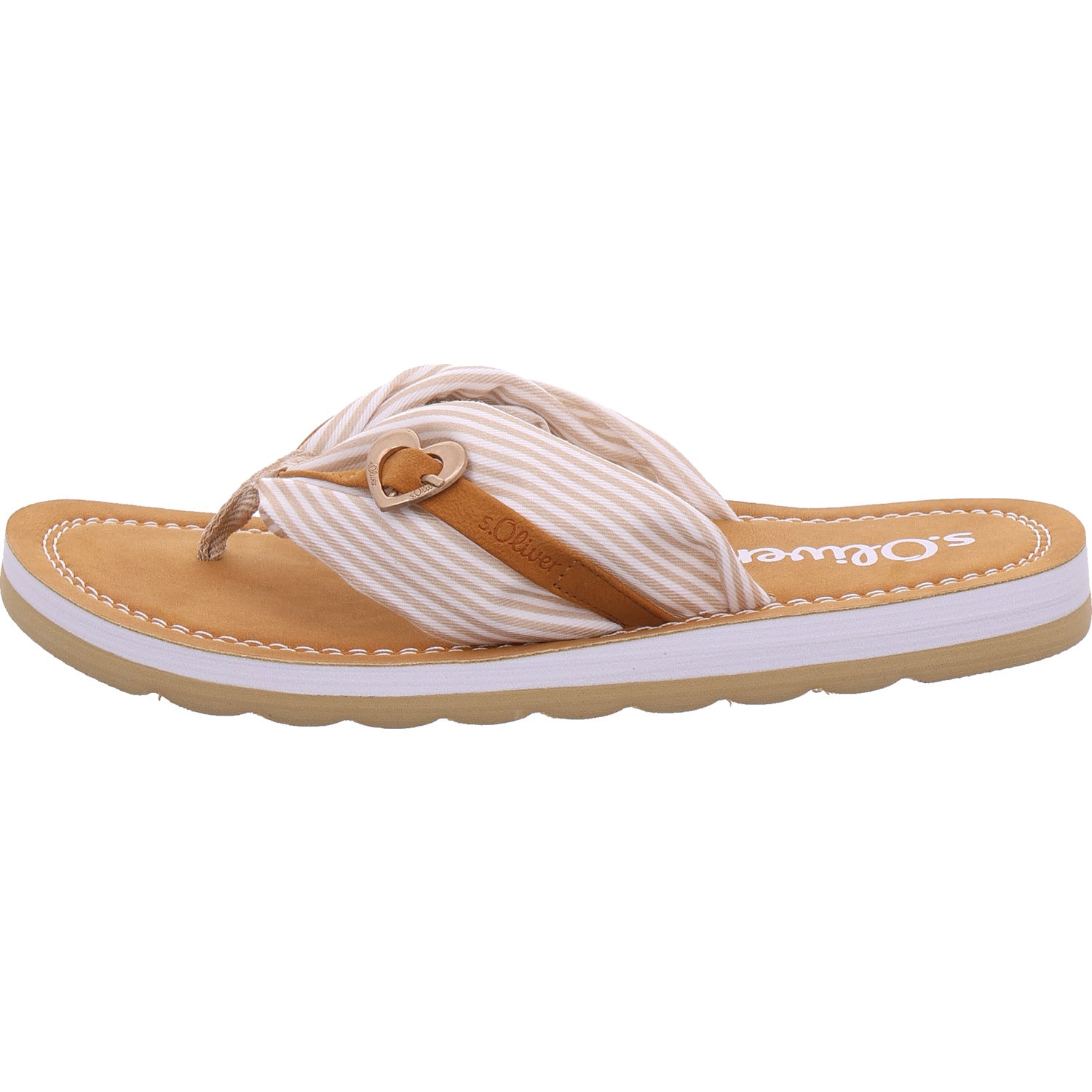 s.Oliver Damen Pantolette  in beige