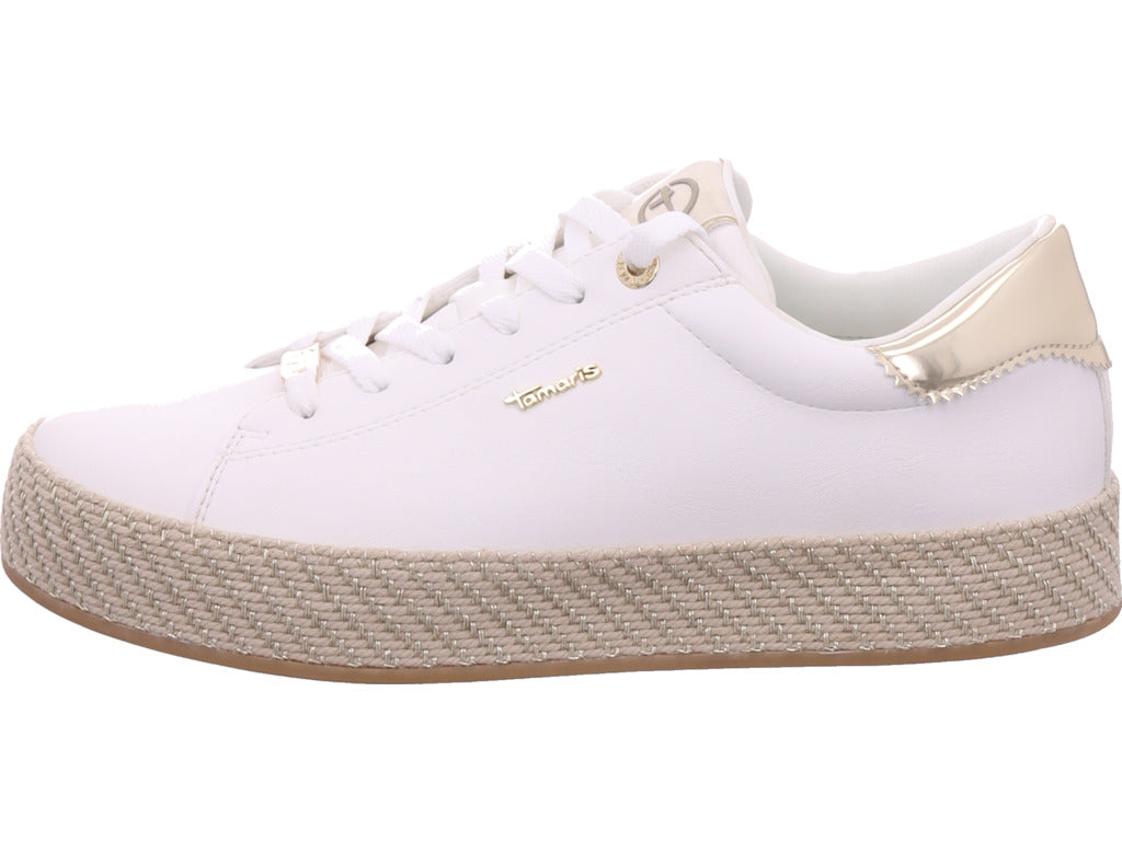 Tamaris women's sneakers in white