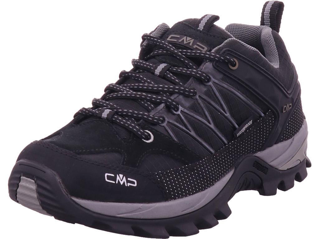CMP Herren Wanderschuhe Rigel Low Trekking Shoe Wp in schwarz