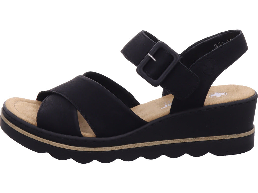 Rieker Women's Sandals Fsk Women's Sandals in black