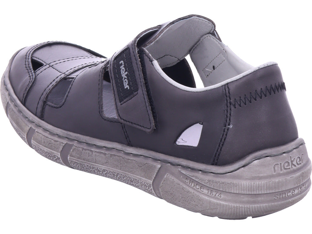 Rieker Men's Slip-On Shoes, Men's Casual Shoes in Grey