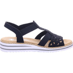 Rieker Women's Sandal in black