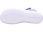 Superfit Mädchen Sandalette Sandale Leder \ Sparkle in blau