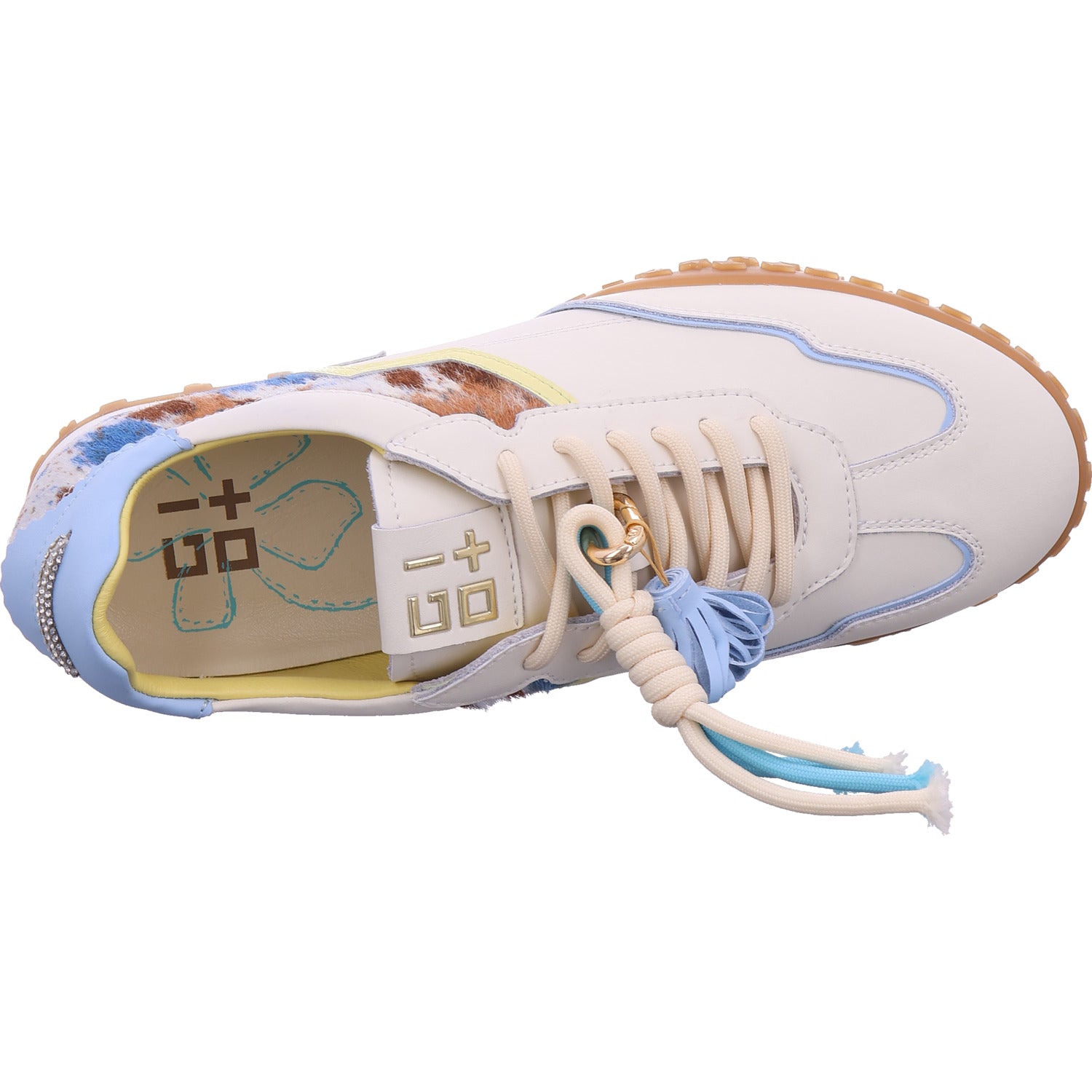 GIO+ Damen Slipper  in weiß
