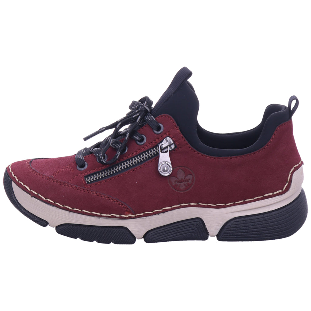 Rieker Damen Sneaker Hwk Damen Halbschuhe in rot