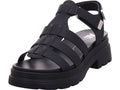 XTI Damen Sandalette  in schwarz