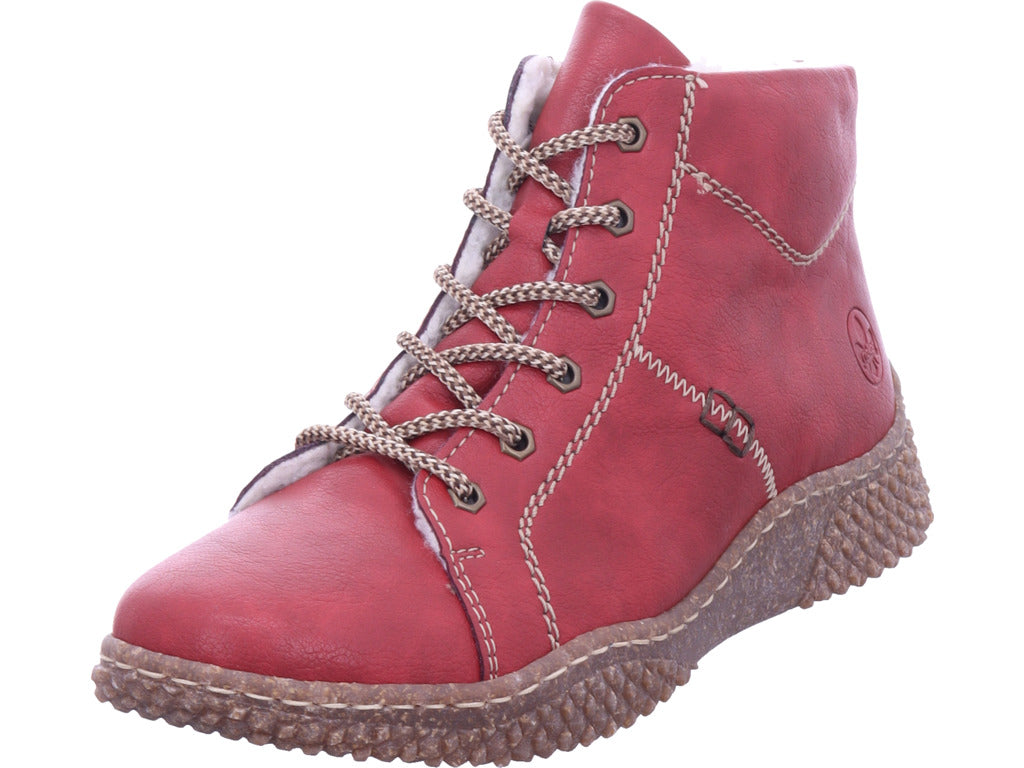 Rieker women's ankle boots Hwk women's boots in red