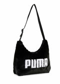 Černá kabelka Puma Up Faux Fur Slouchy Hobo