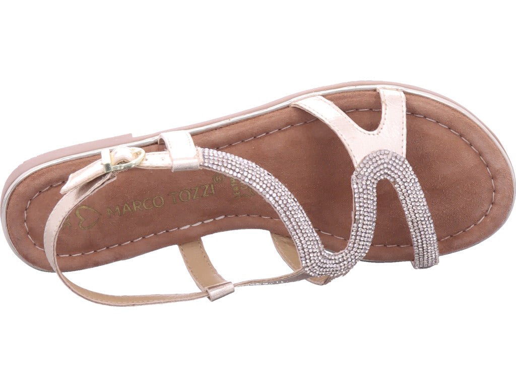 Marco Tozzi Damen Sandale  in gold