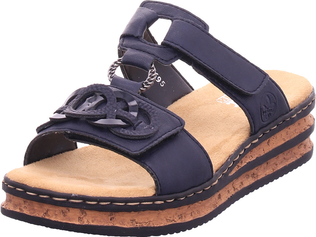 Rieker Women's Mule in blue