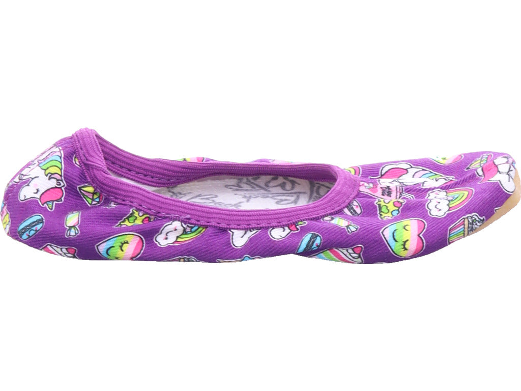 Beck Mädchen Slipper  in lila