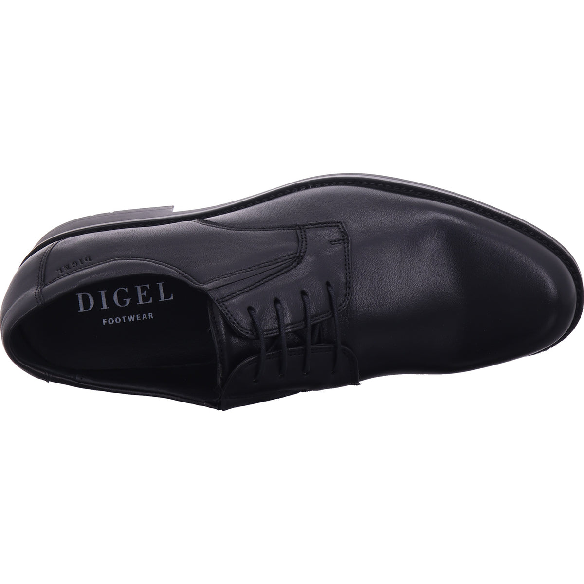 Digel Herren Halbschuh Silvio in schwarz
