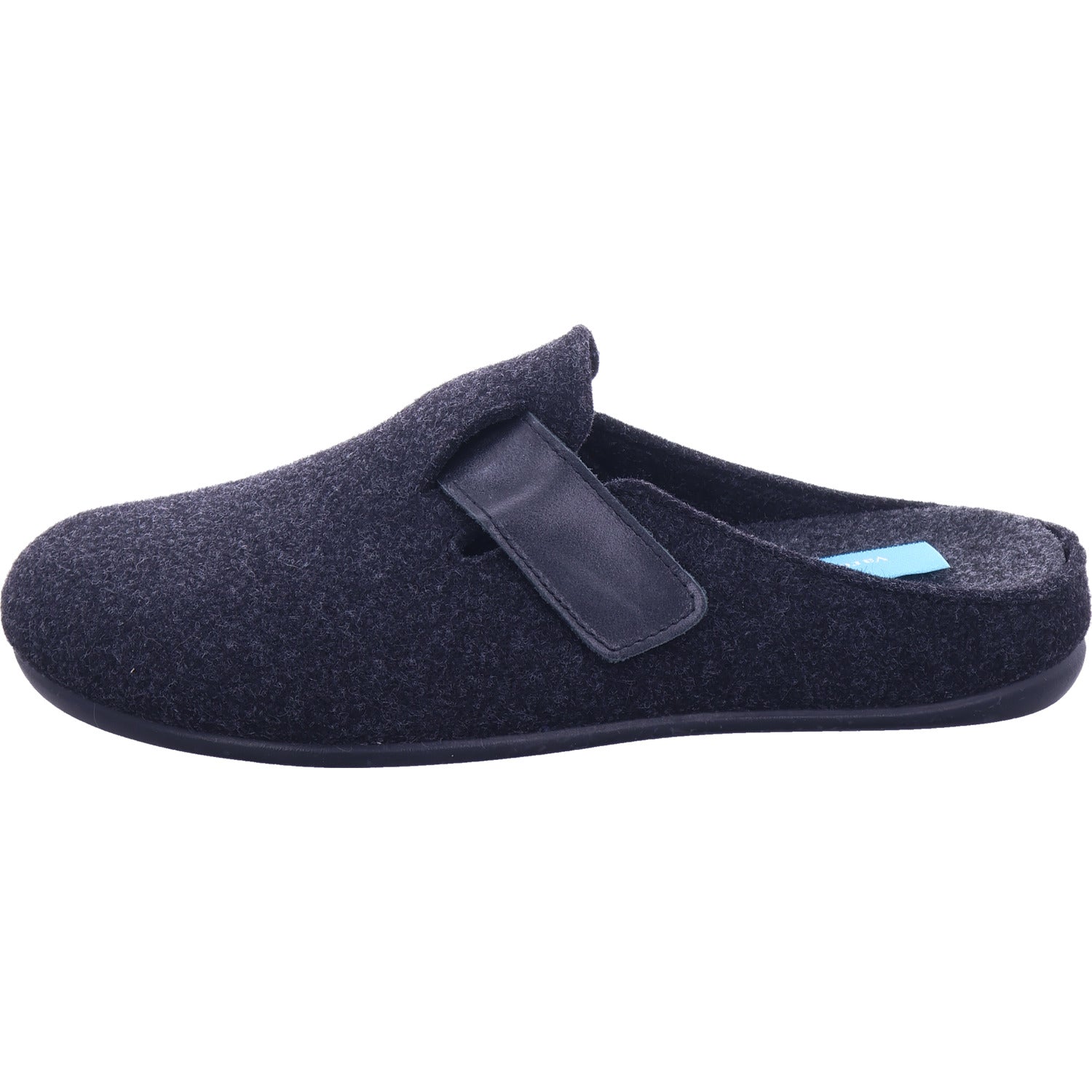 Florett Herren Hausschuh Carlo Pantoffel in schwarz