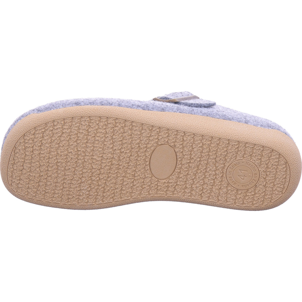 Florett Damen Hausschuh Adalie Pantoffel in grau
