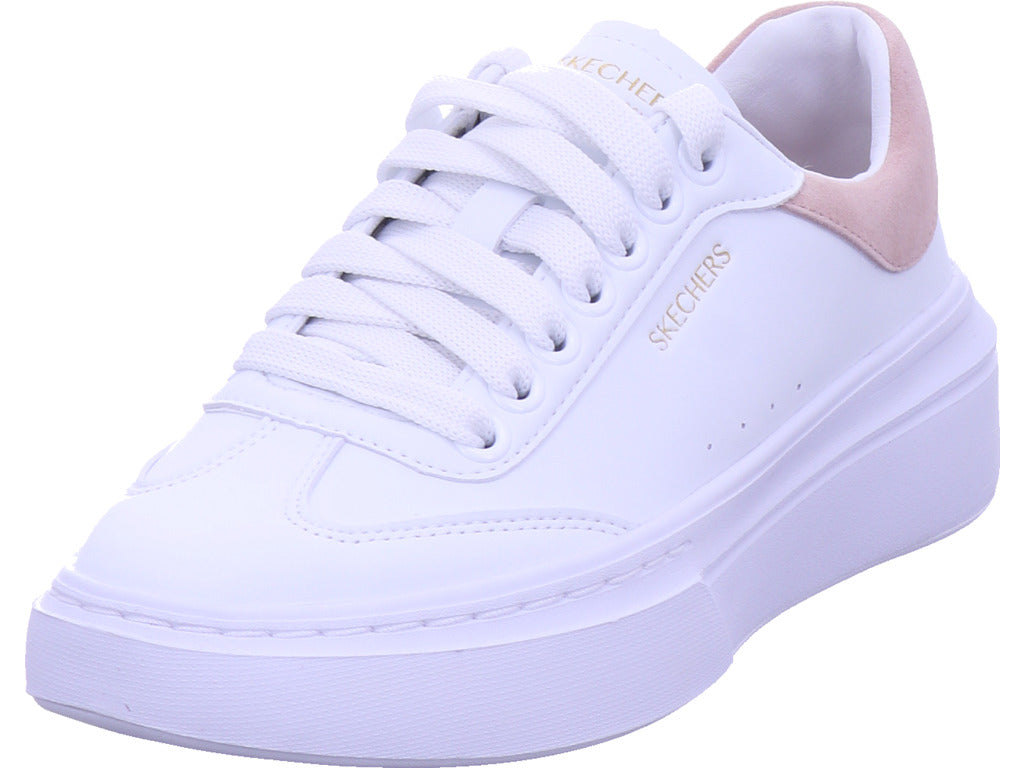 SKECHERS Women's Low-Top Shoe in White
