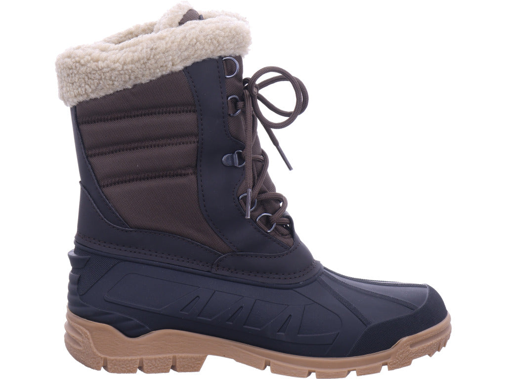 Dámské boty Zoth Spiral Moonboot Spiral v hnědé/černé barvě