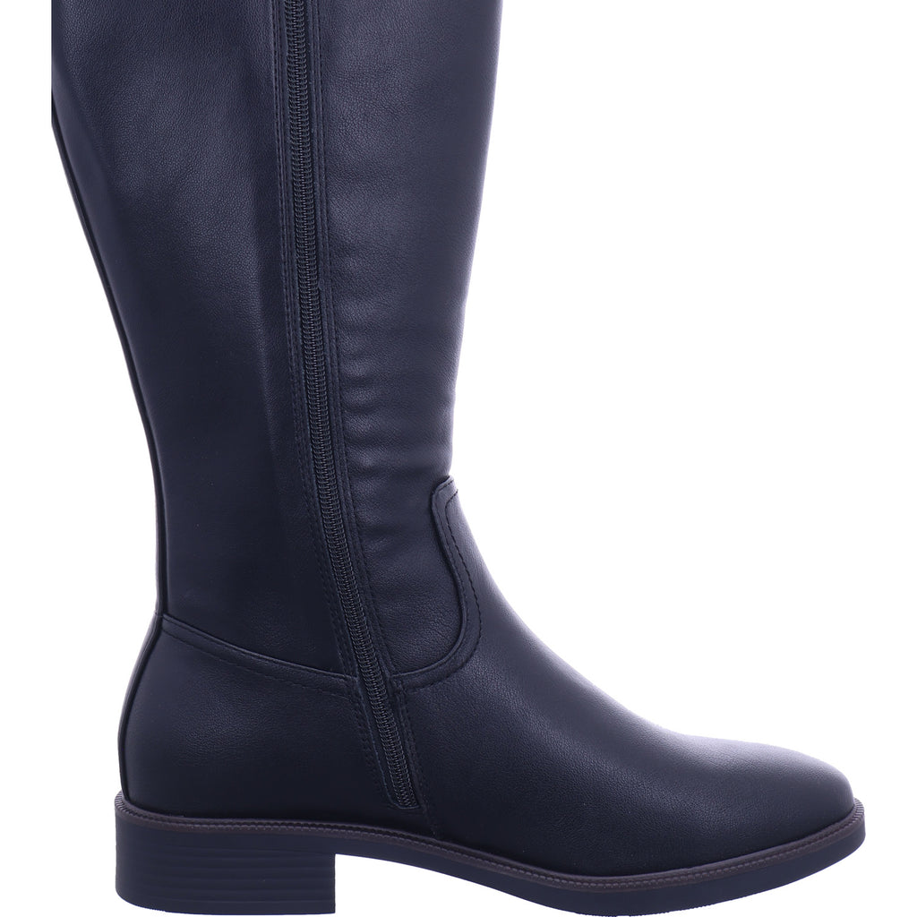 Jana Damen Stiefel  in schwarz